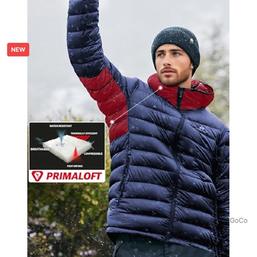 Lightweight Down Puffer Jacket Packable Water Res… - image 5